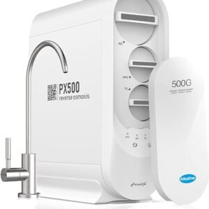 Système de filtration d'eau par osmose inverse.