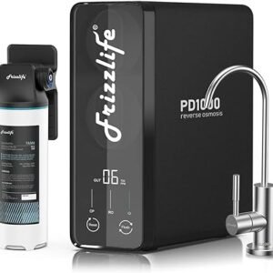 Système de filtration d'eau par osmose inverse Frizzlife.