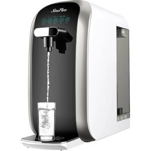 Distributeur d'eau pétillante moderne.